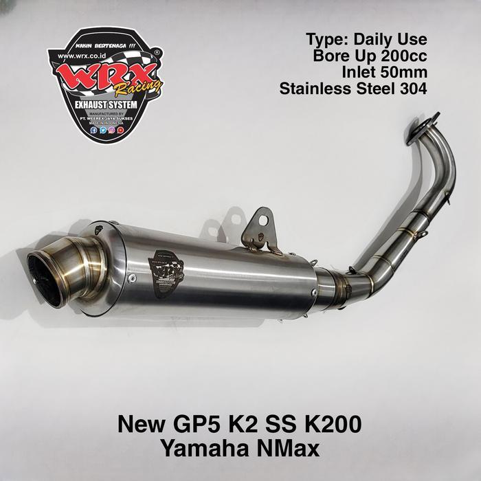 Knalpot WRX New GP5 SS K200 NMax