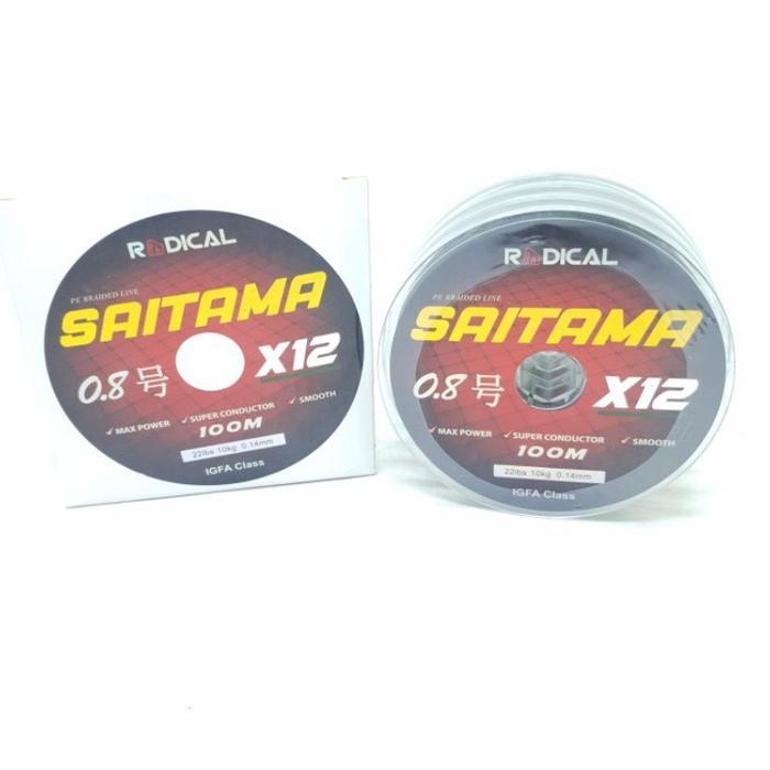 Senar PE Saitama X12 100m conecting