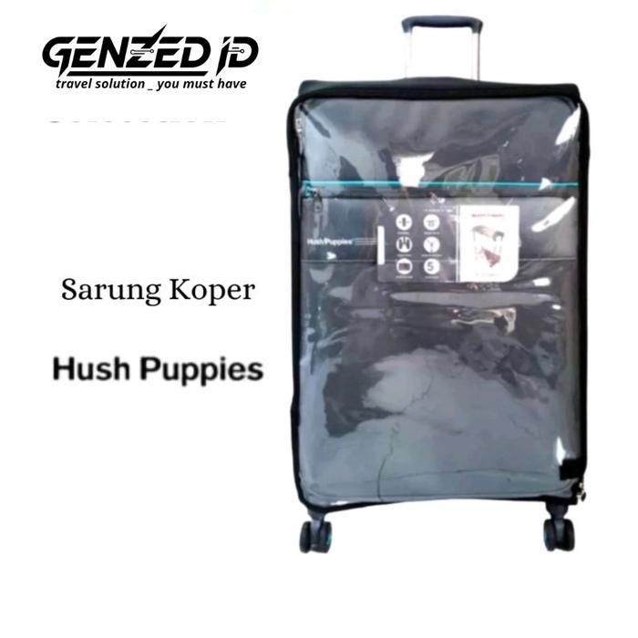 Sarung cover pelindung koper kombinasi untuk koper merek hush puppies