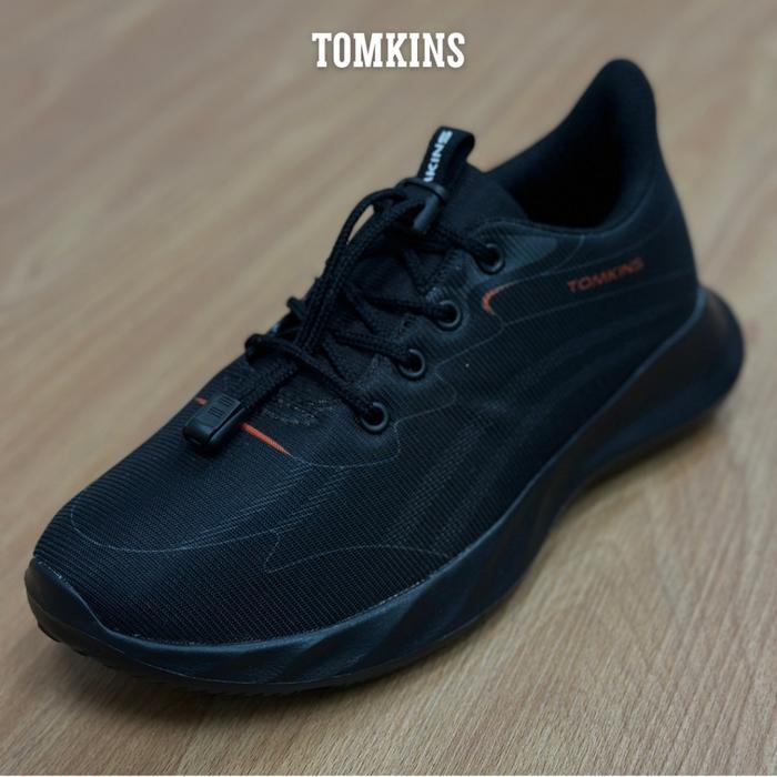 [ Tomkins Warrior Style ] Tomkins Daveed - Hitam Sepatu Sekolah Anak Remaja
