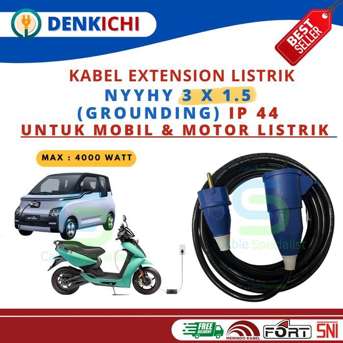 PR0M0 Kabel perpanjangan Mobil listrik (EV Charger Extention) max 4000Watt G00D QUALITY