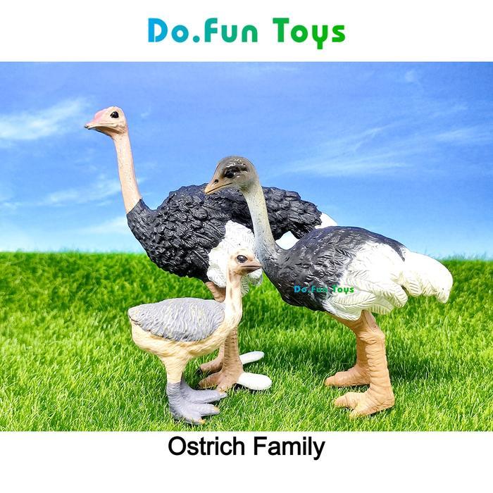 Ostrich Animal Figure/ Miniatur Binatang Burung Unta
