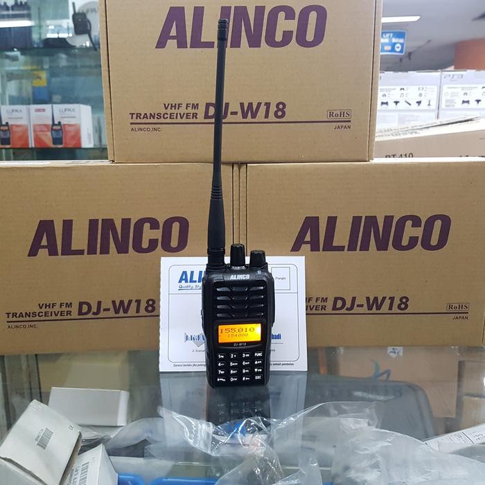 ALINCO DJ-W18 HT VHF WATERPROOF ORI GARANSI ALINCO DJ W18