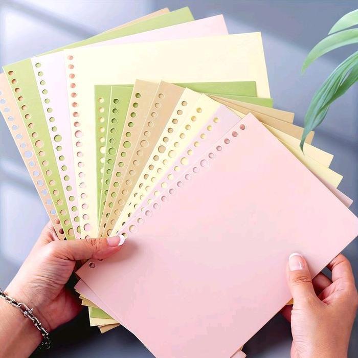 ISI BINDER AESTHETIC UKURAN A5 B5 A4 ISI 50 LEMBAR LOOSE LEAF KERTAS BINDER REFFIL BINDER STATIONERY