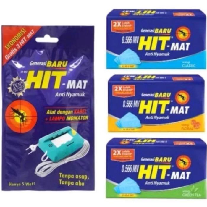 Hit Mat Alat & Refill Anti Nyamuk Listrik / Obat Nyamuk Elektrik