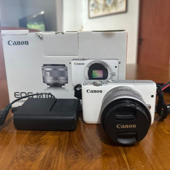 kamera second bekas canon eos m10 masih mulus