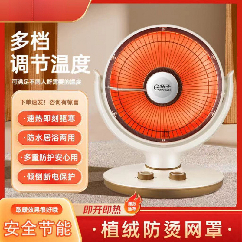 Pemanas Ruangan Portable Meja Pemanas Listrik Hemat Energi Pemanas Cepat Aman untuk Kamar Mandi Ruma