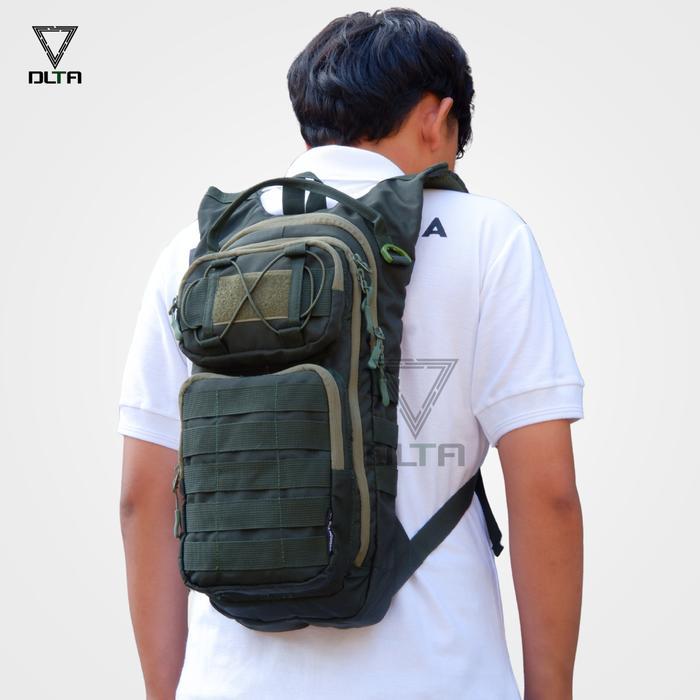 DLTA BAGPIT X PRO TAS RANSEL TACTICAL TAS GOWES ARMY PRIA WANITA