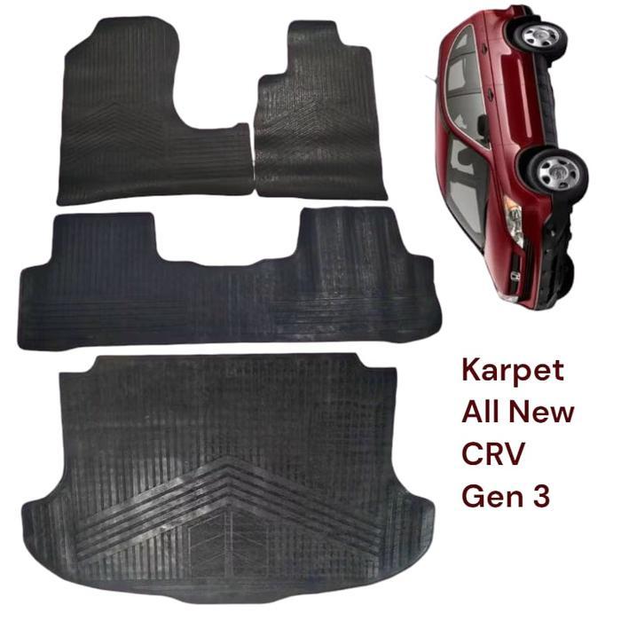 Karpet Mobil Honda CRV gen 3 Lengkap 1 set