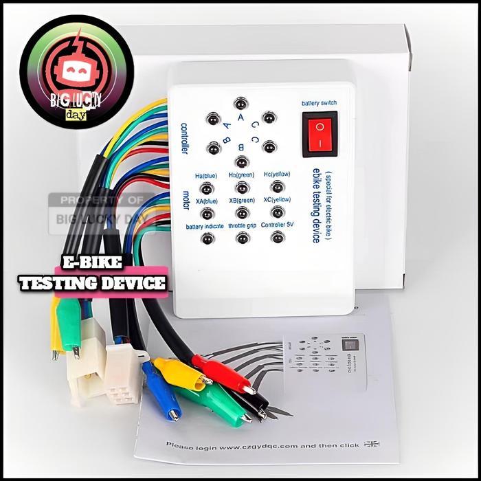 tester sepeda listrik controller motor bldc brushless alat tes kerusakan kontroler dinamo komponen