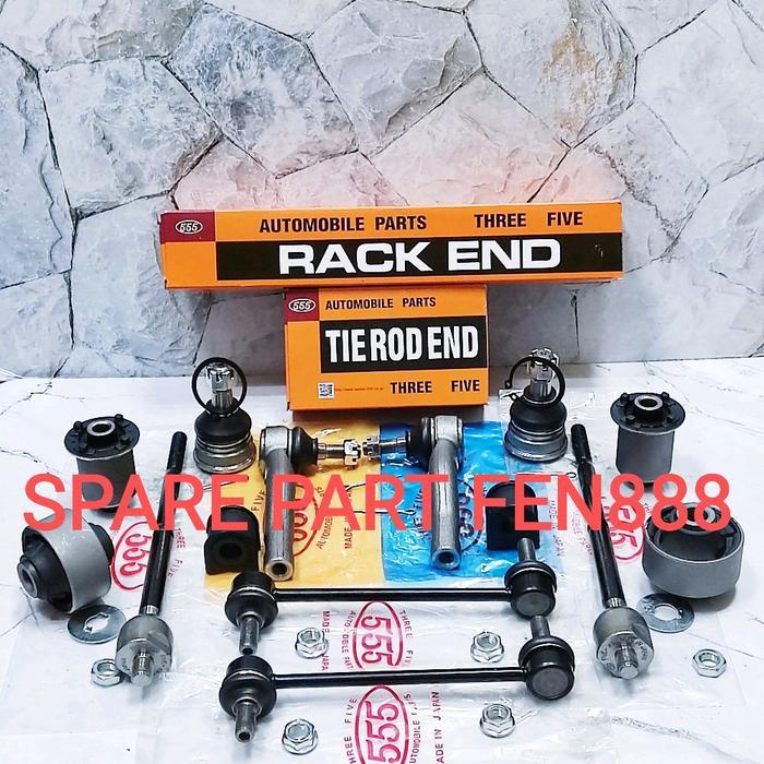 Paketan Paket Kaki Kaki Depan 14Pc Avanza Xenia Th 2004-2011 Tie Rod Rack End Link Stabilizer Karet