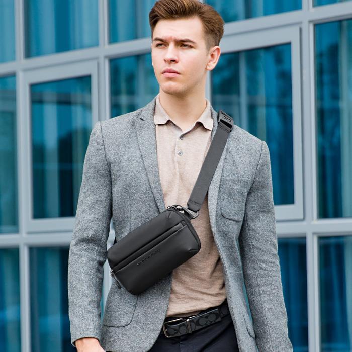 Kalibre Bag'S - Mark Ryden Tas Selempang Pria Waist Bag Sling Bag Mr8712