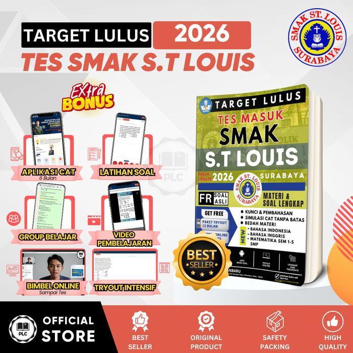 ASLI PLC - Buku SMAK ST Louis 2026 - Buku Bank Soal Terupdate + Tryout Online SMAK ST Louis 2026