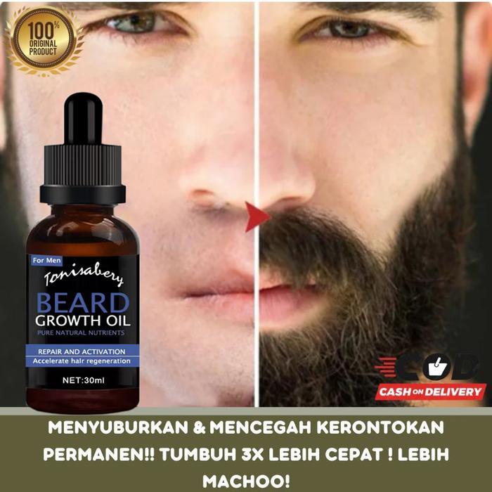 Penumbuh Brewok Beard Serum penumbuh jenggot penumbuh kumis cepat serum penumbuh