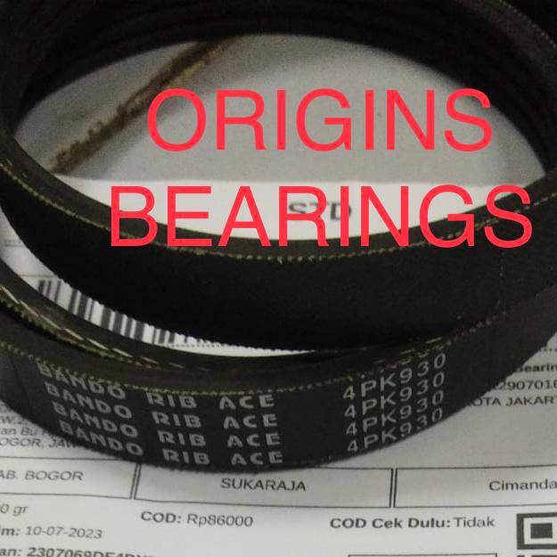 TALI KIPAS 4PK 930 BANDO ORIGINAL 4PK930 PREMIUM