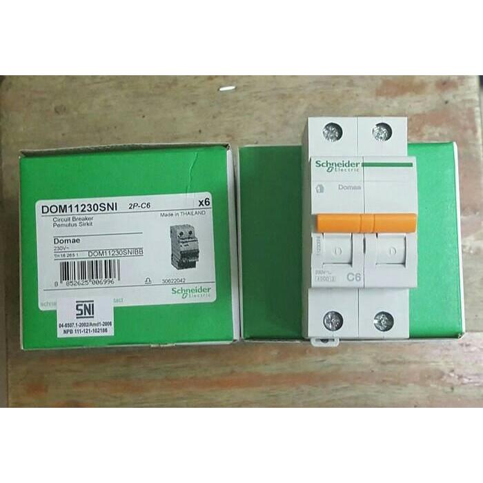 Schneider Domae Mcb 2Pole 6A/Mcb Domae 4,5Ka Schneider