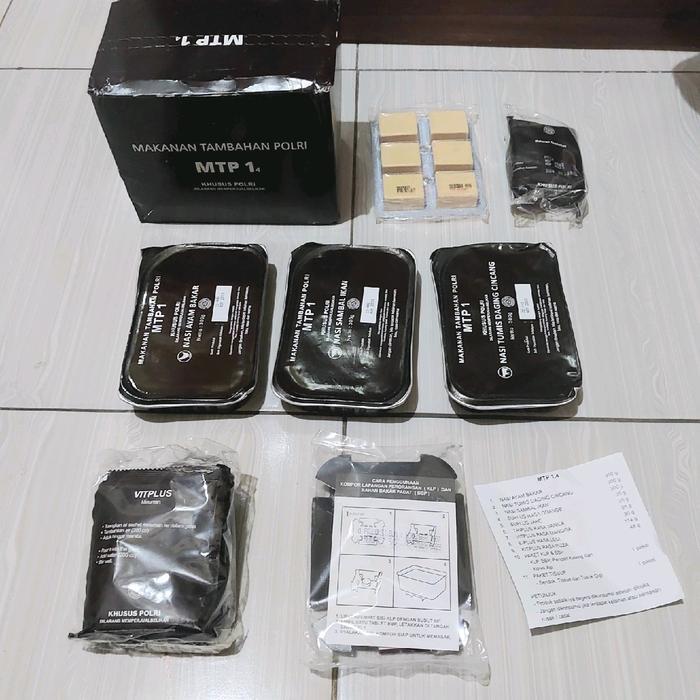Ransum Mtp Makanan Camping Lengkap Satu Set Termurah