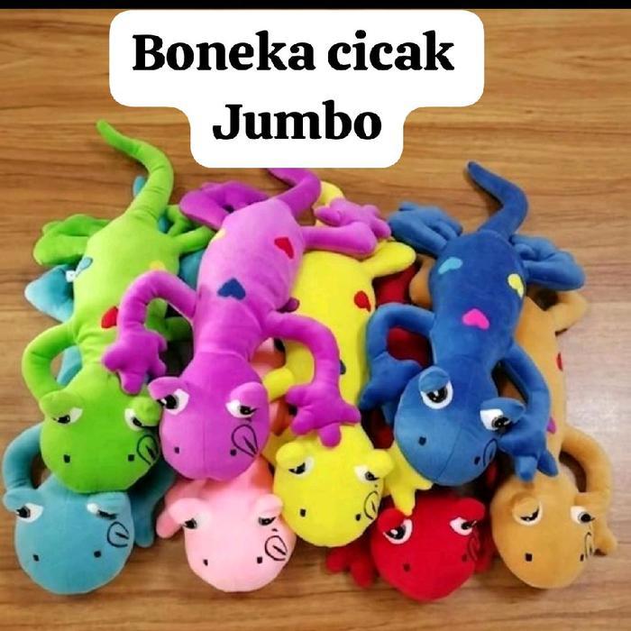 Boneka cicak jumbo viral_