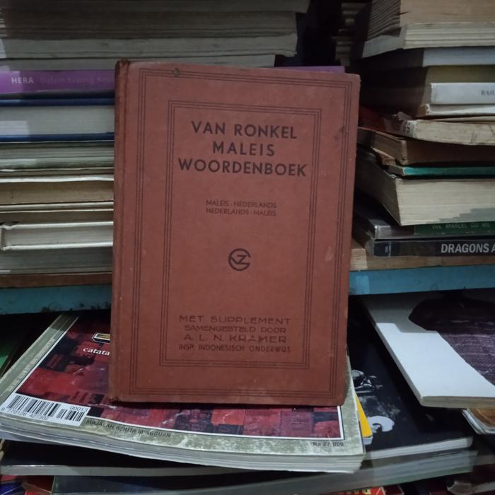 Van Ronkel Maleis Woordenboek Kamus Tua Jadul Melayu Belanda