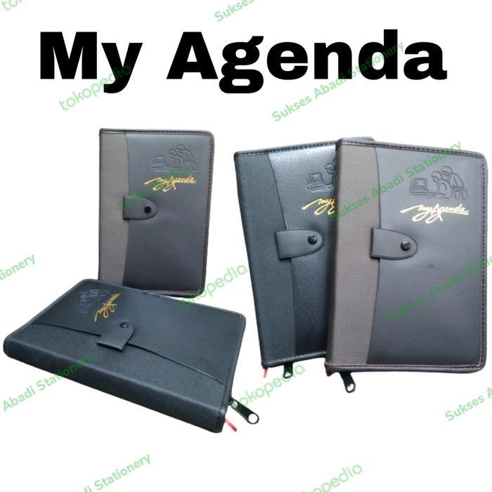 Premium Buku Agenda Resleting My Agenda Tebal Original