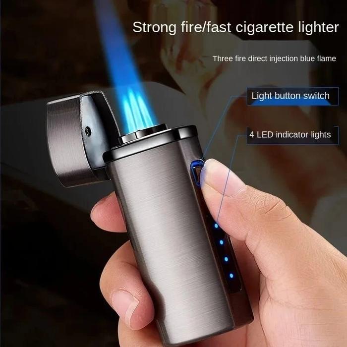 Korek Api Usb Elektrik 3 Bara Api/Korek Api Bara Bahan Stainless Viral Tbk