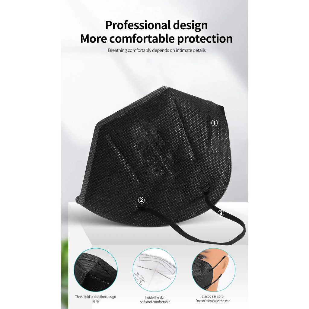 FFP2 Face Masks Masques CE KN95 Face Mask Filter 5Layers Adult kn95 Mascarillas Quirurgicas
