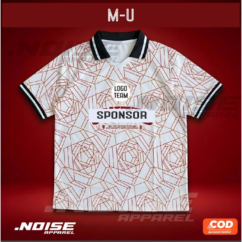 NOISE APPAREL  Jersey retro berkerah satuan full printing jersey classic  Custom baju olahraga mirip
