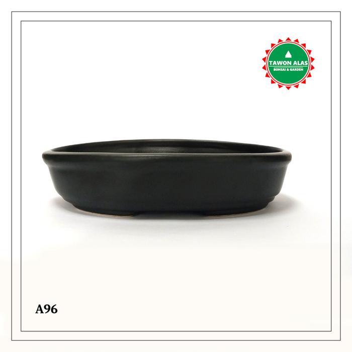 Pot Bonsai Keramik Oval Lonjong Kecil Small Mame not Semen Plastik