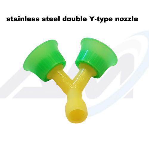 NOZZLE PLASTIK SPRAYER MANUAL ELEKTRIK DOUBLE 2 HEAD KEPALA Y-TYPE 219