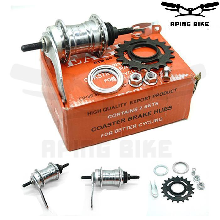 Hub Gear Torpedo Eagle Original 40H 20T Chrome Gir Torpedo Ontel Jadul