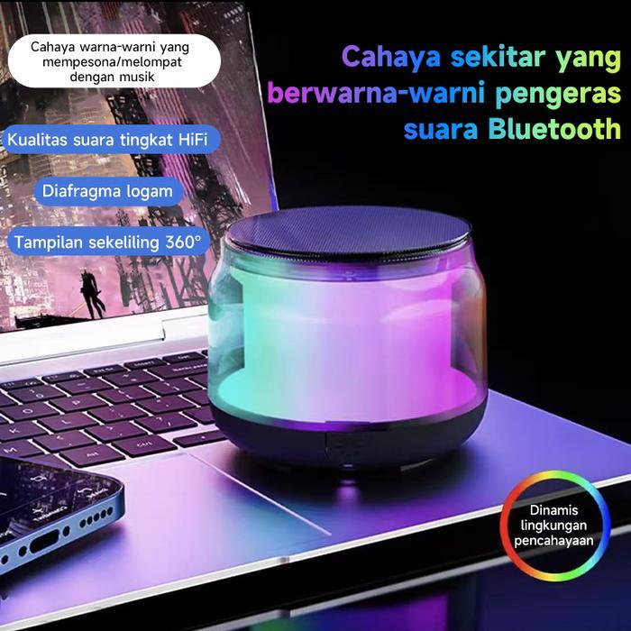 Robot - Speaker Mini Bass Penuh Bluetooth, Speaker Nirkabel, Portabel Bluetooth