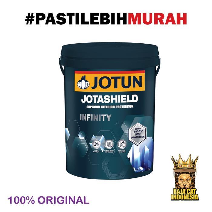 READY CAT TEMBOK EXTERIOR JOTUN JOTASHIELD INFINITY WARNA PUTIH CHI 20 LITER