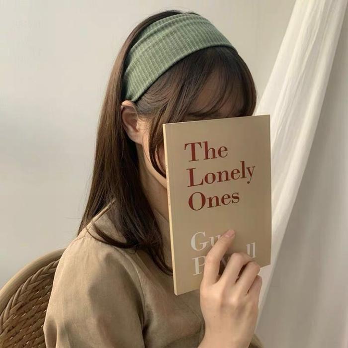 Wendy headband / bandana kain ponytail sporty / bando wanita korea dewasa sehari hari / aksesoris