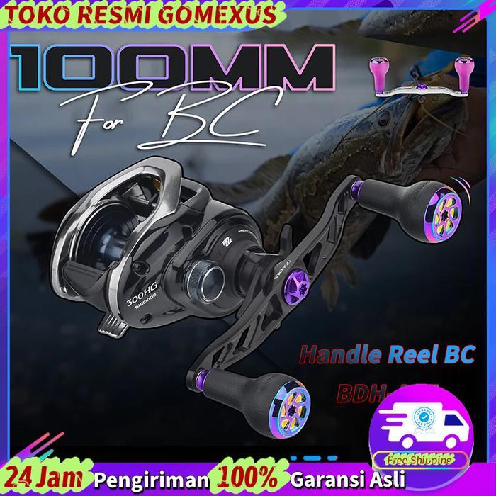 (Heavy Game) Gomexus Bdh-A27 Twin Handle Reel Bc Heavy Duty Dan Big Game Serat Aluminium 100Mm Tahan
