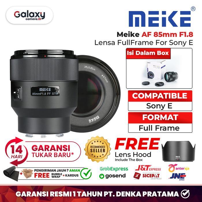 Meike AF 85mm f1.8 for Sony E Fullframe Lens Meike 85 mm f/1.8 Garansi Resmi