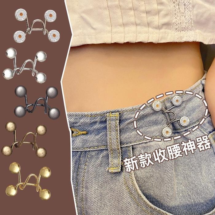 Kancing Jeans Logam Simpel / Kait Pengecil Lingkar Pinggang / Kancing Pengecil Jeans / Kancing