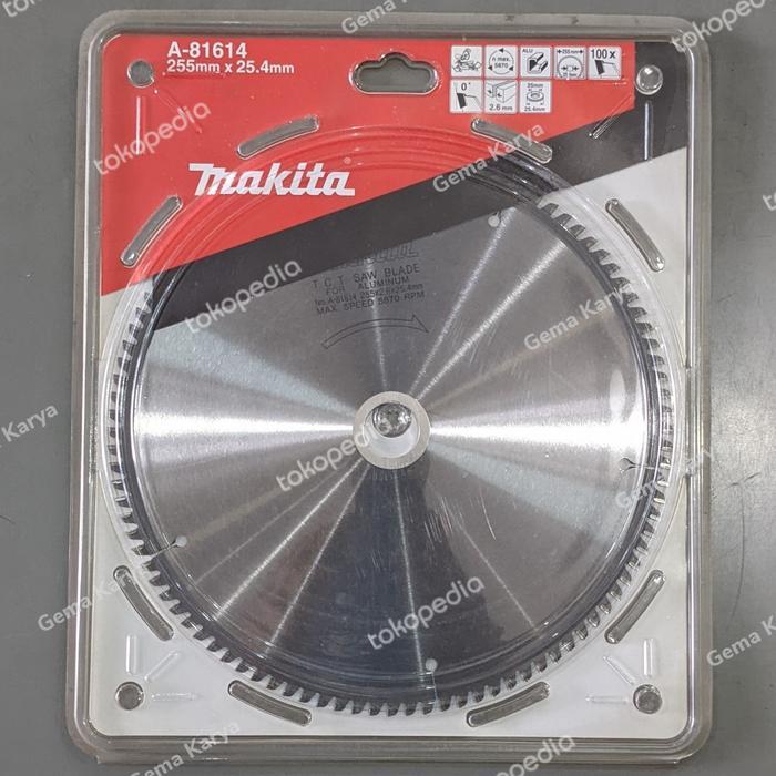 Makita circular saw blade TCT for aluminum 10" x 100T A-81614