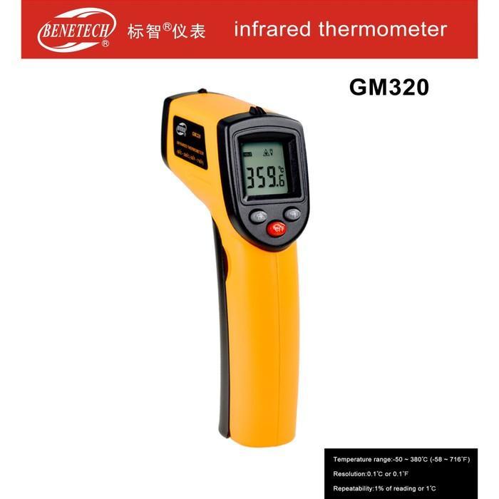 GM320 Benetech Infrared Termometer Thermometer GM-320 Termogun GM 320
