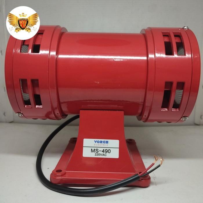Motor Sirine Sirin 2 Kuping Vorge Ms 490 Ms-490 Vorge Panel Ms490 Sirene