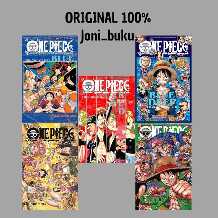 Komik One Piece Red, Green, Blue, Yellow, Blue Deep by Eiichiro Oda