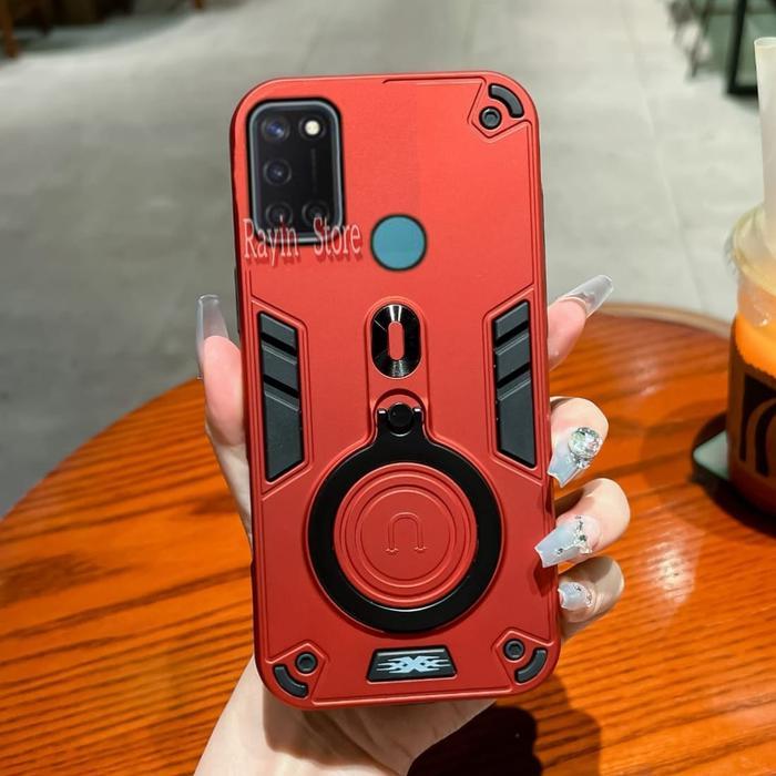 Ketubruk_ Casing Hp Untuk Realme C17/7I Case Robot Ring Pro Camera