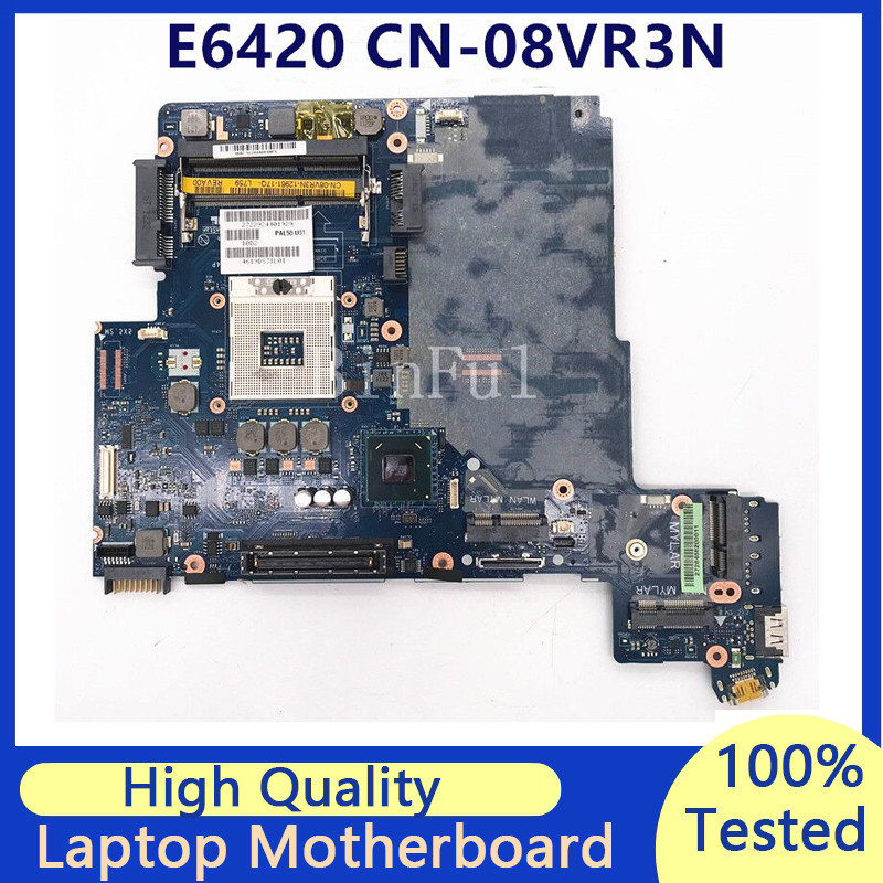 CN-08VR3N 08VR3N 8VR3N Mainboard For DELL Latitude E6420 PAL50 LA-6594P Laptop Motherboard 100% Full