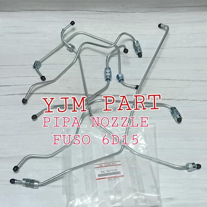 PIPA NOZZLE SET FUSO 6D15 PIPA NOSEL FUSO 6D15 1SET 6PCS