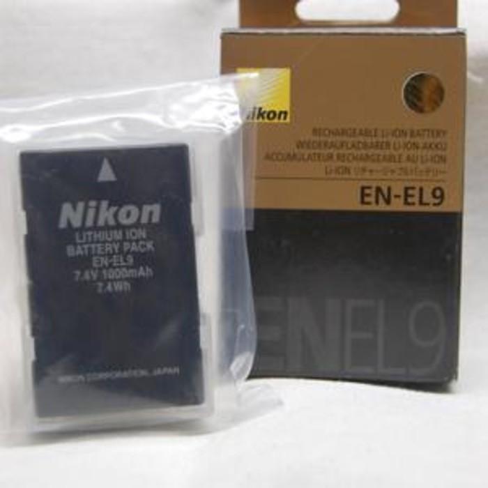 BATTERY NIKON EN-EL9 Untuk kamera nikon D40/D40X/D60/D5000 Aksesoris Kamera