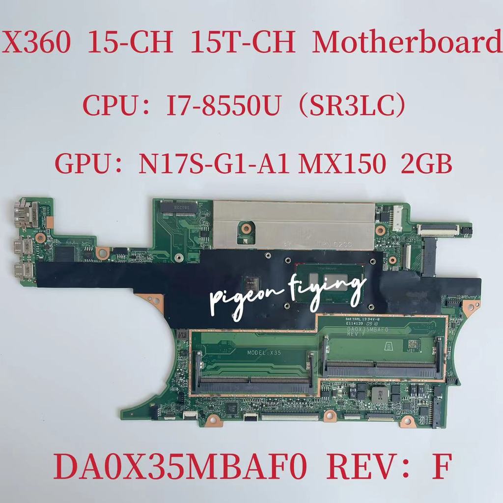 . For Hp Spectre X360 15-Ch 15T-Ch Laptop Motherboard Cpu I7-8550U -
