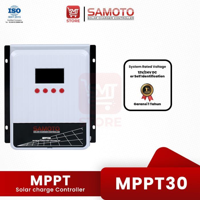 Samoto MPPT30A MPPT 30A Solar Charger Controller Panel Surya For 12V 24V
