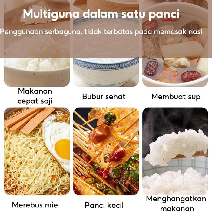 "New" [COD]HAN RIVER Magic com mini Rice Cooker Mini/Penanak nasi 700watt round rice cooker