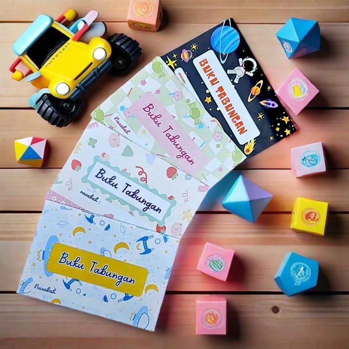 "New" Buku Catatan Tabungan Anak Sekolah Isi Kertas Hvs Putih Paper / Buku Tabungan Harian