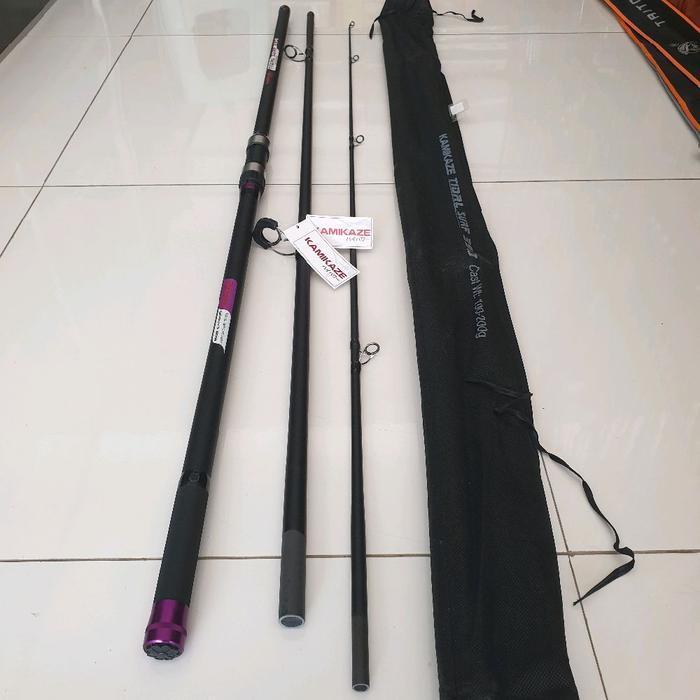 JORAN KAMIKAZE TIDAL SURF 390 420Joran Pancing Laut Sambung 3 rockfishing surffishing High Carbon