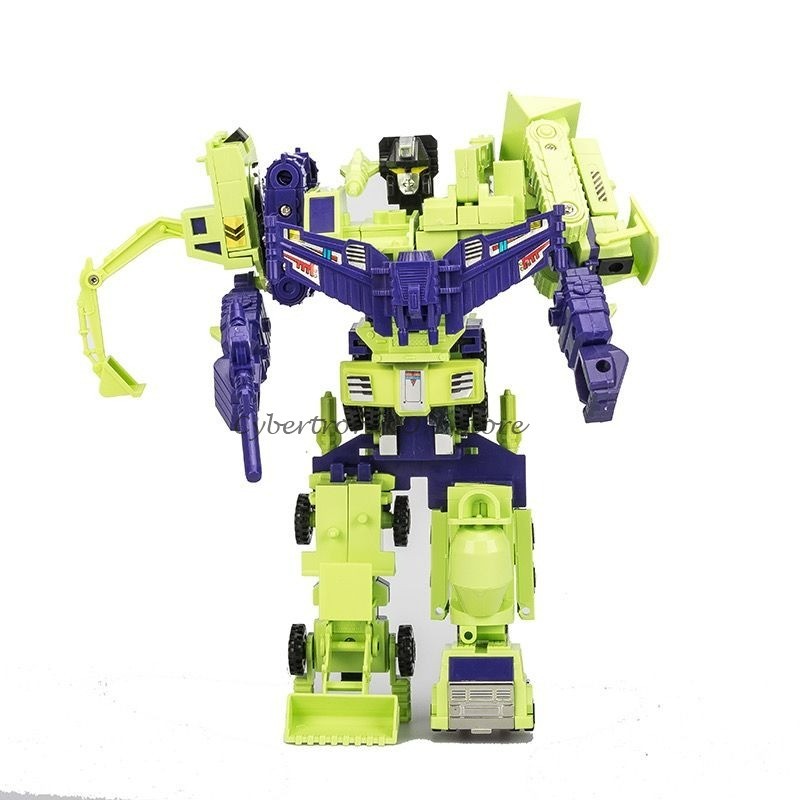 In Stock Original Transformer Alloy Car Model Toys G1 Devastator (KO) Constructicons Devastator